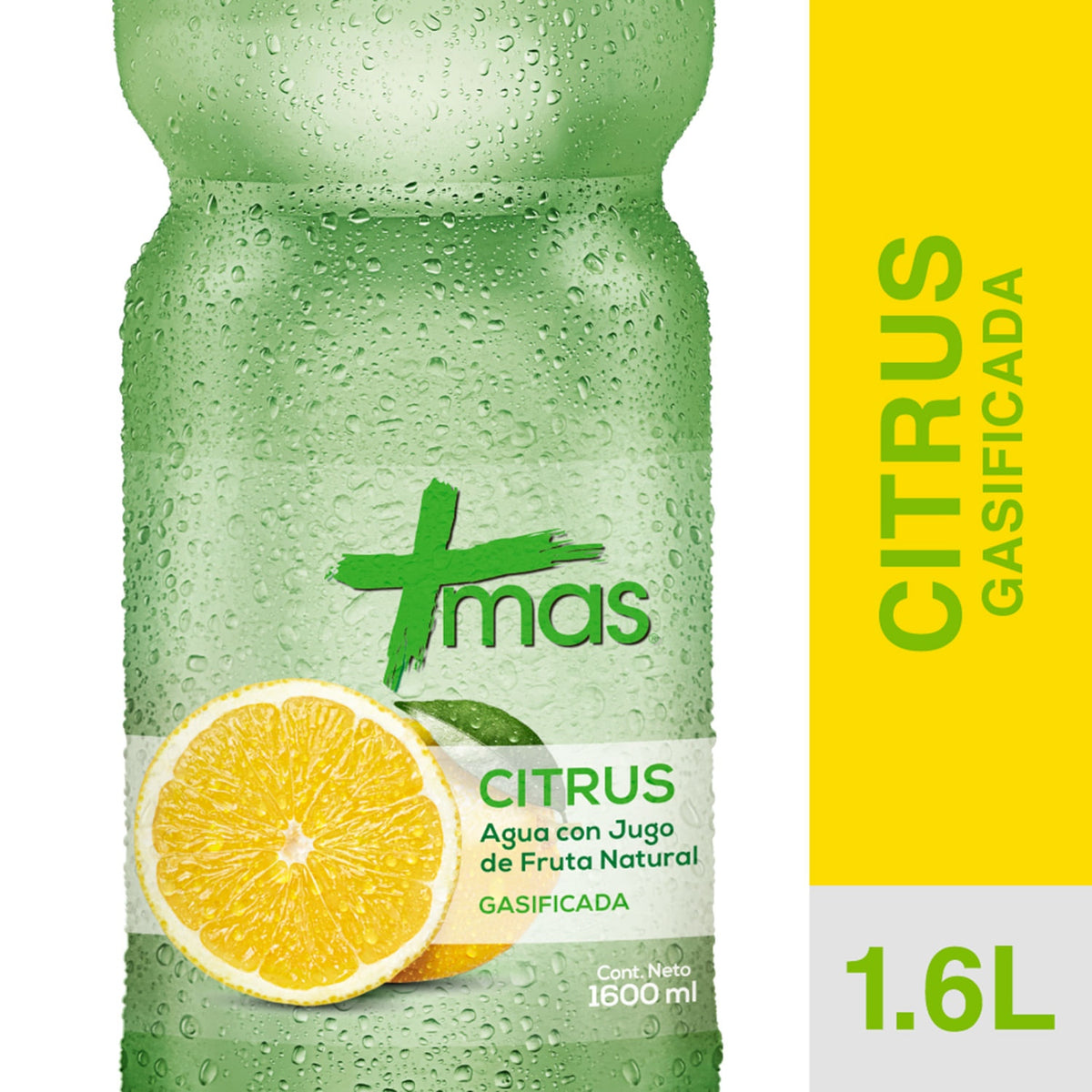 Agua Cachantun +Mas Citrus gasificada 1.6 L