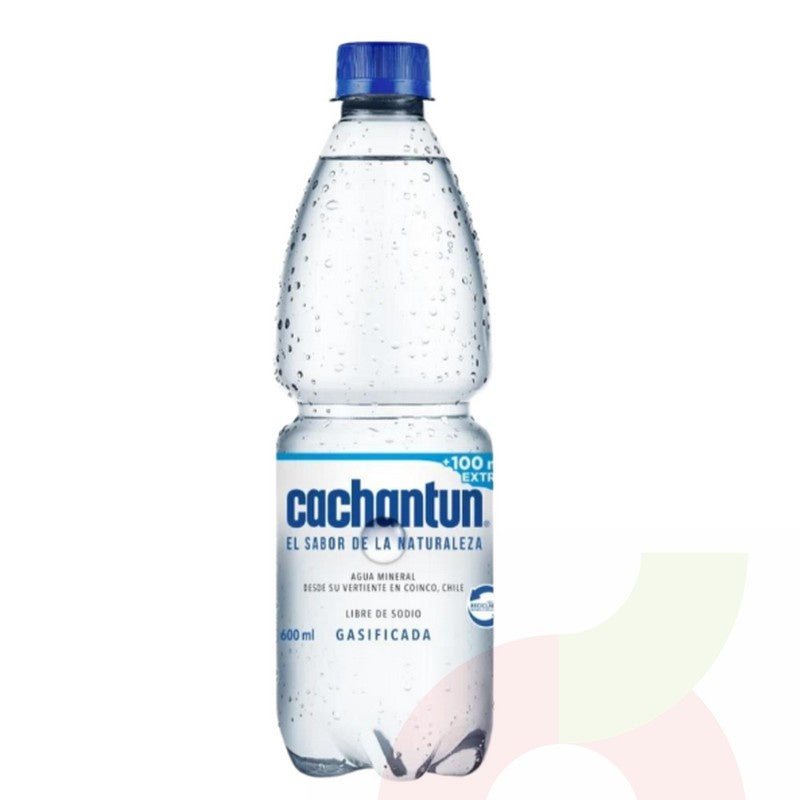 Agua mineral Cachantun con gas 600 ml