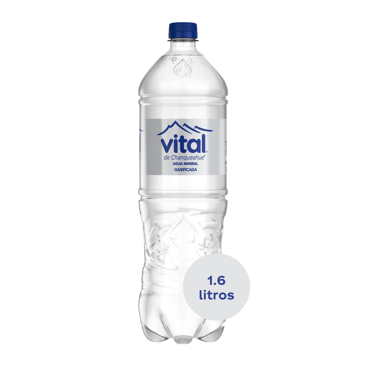 Agua mineral Vital con gas 1.6 L