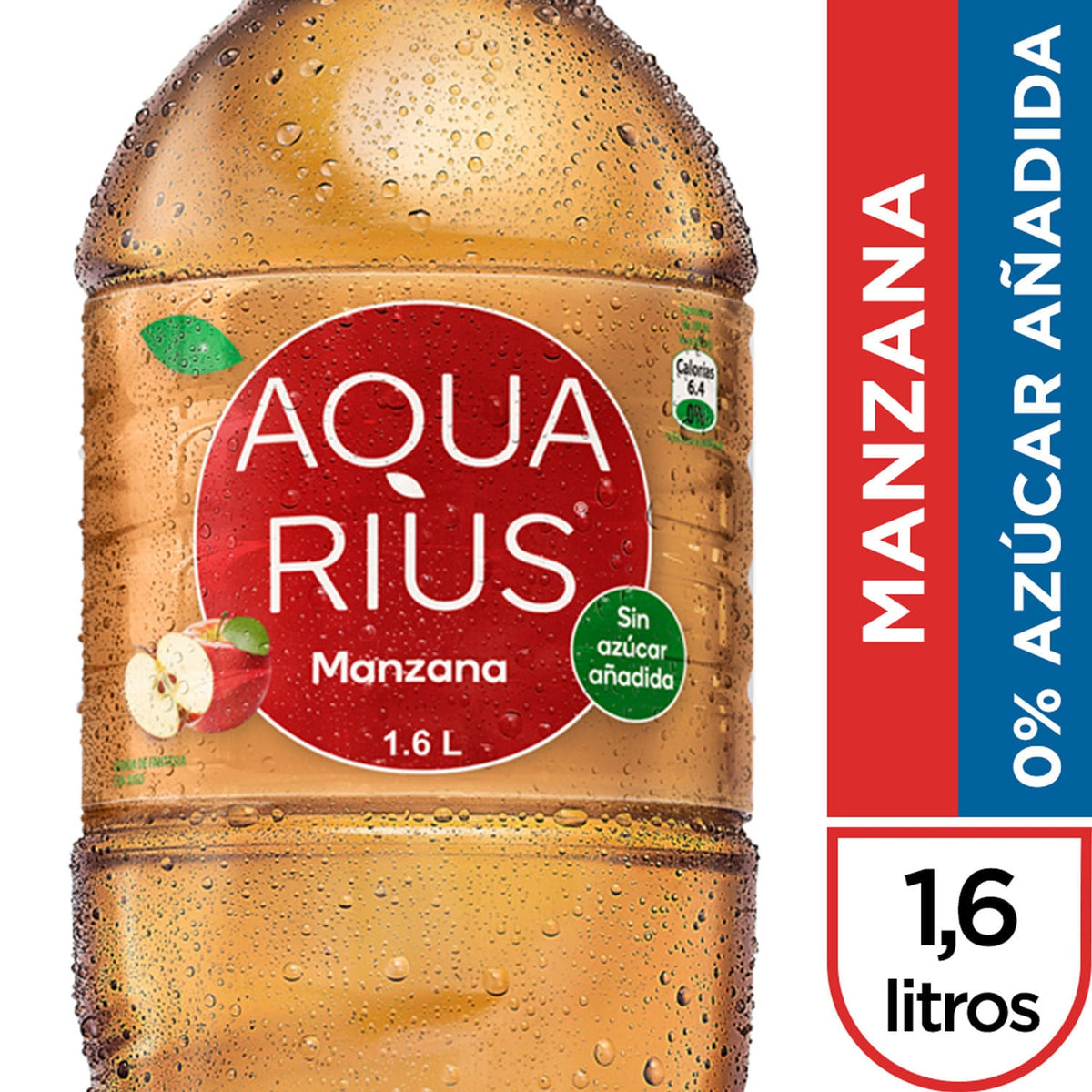 Agua saborizada Aquarius Manzana 1.6 L