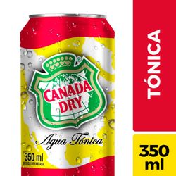 Agua tonica Canada Dry lata 350 ml
