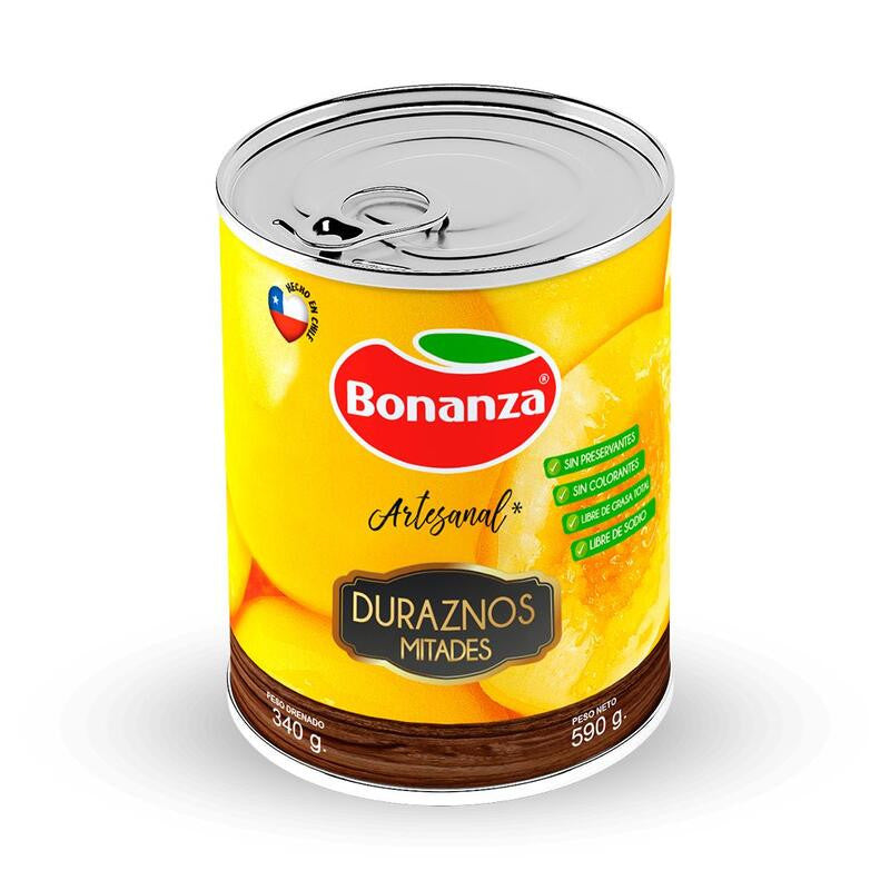 Duraznos Mitades Bonanza 590 g
