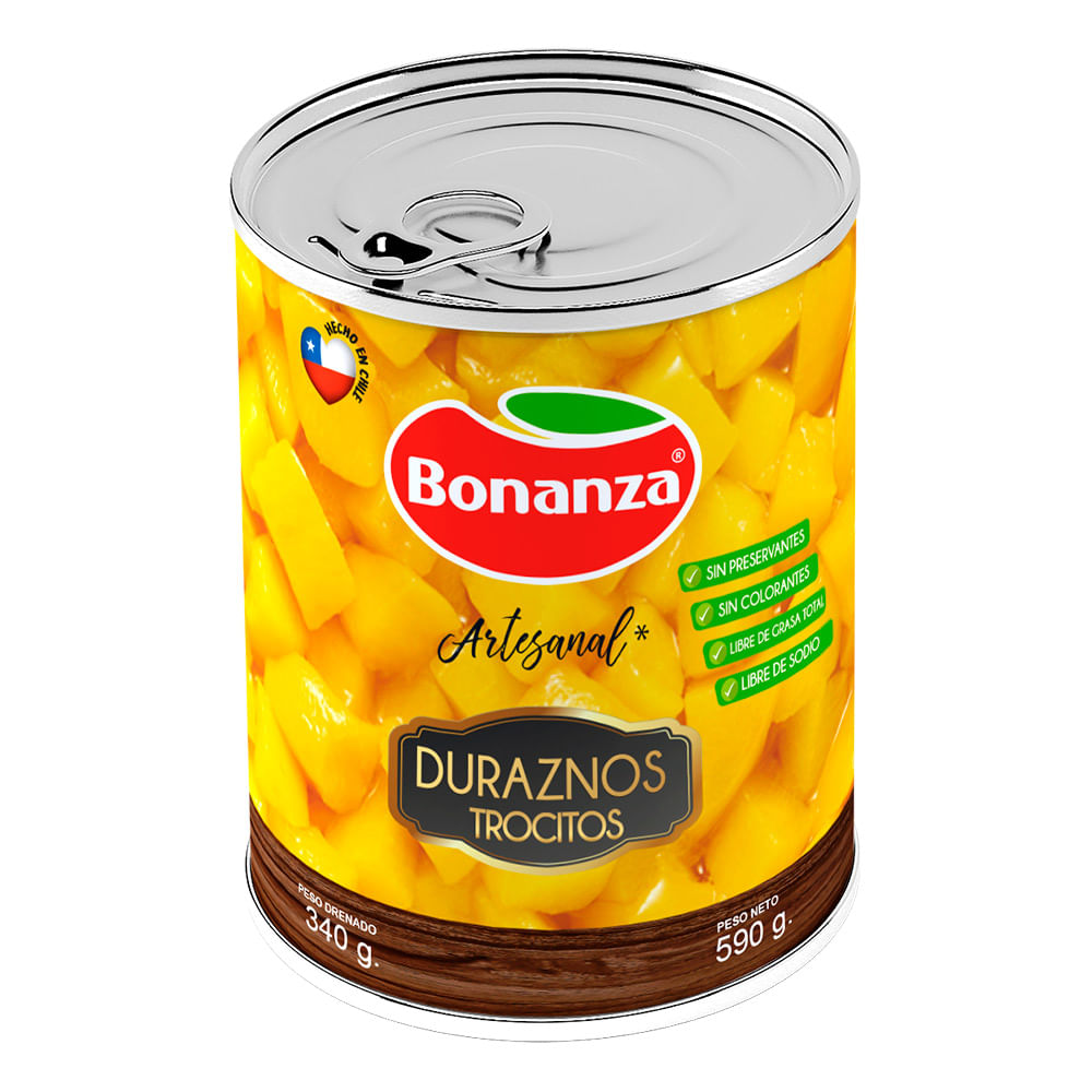Duraznos en Trocitos Bonanza 590 g