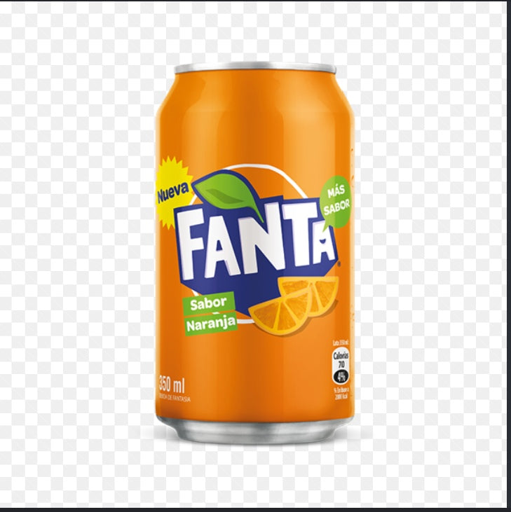 Fanta Naranja latas 350 ml
