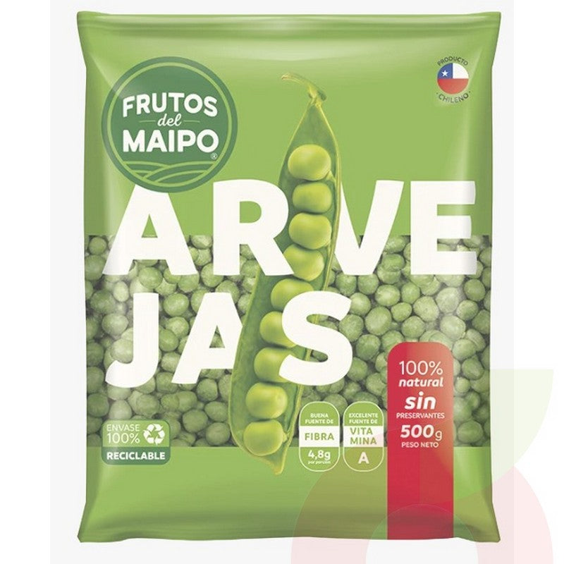 Arvejas congeladas 500grs