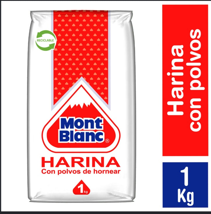 Harina con polvo Mont Blanc 1 kg