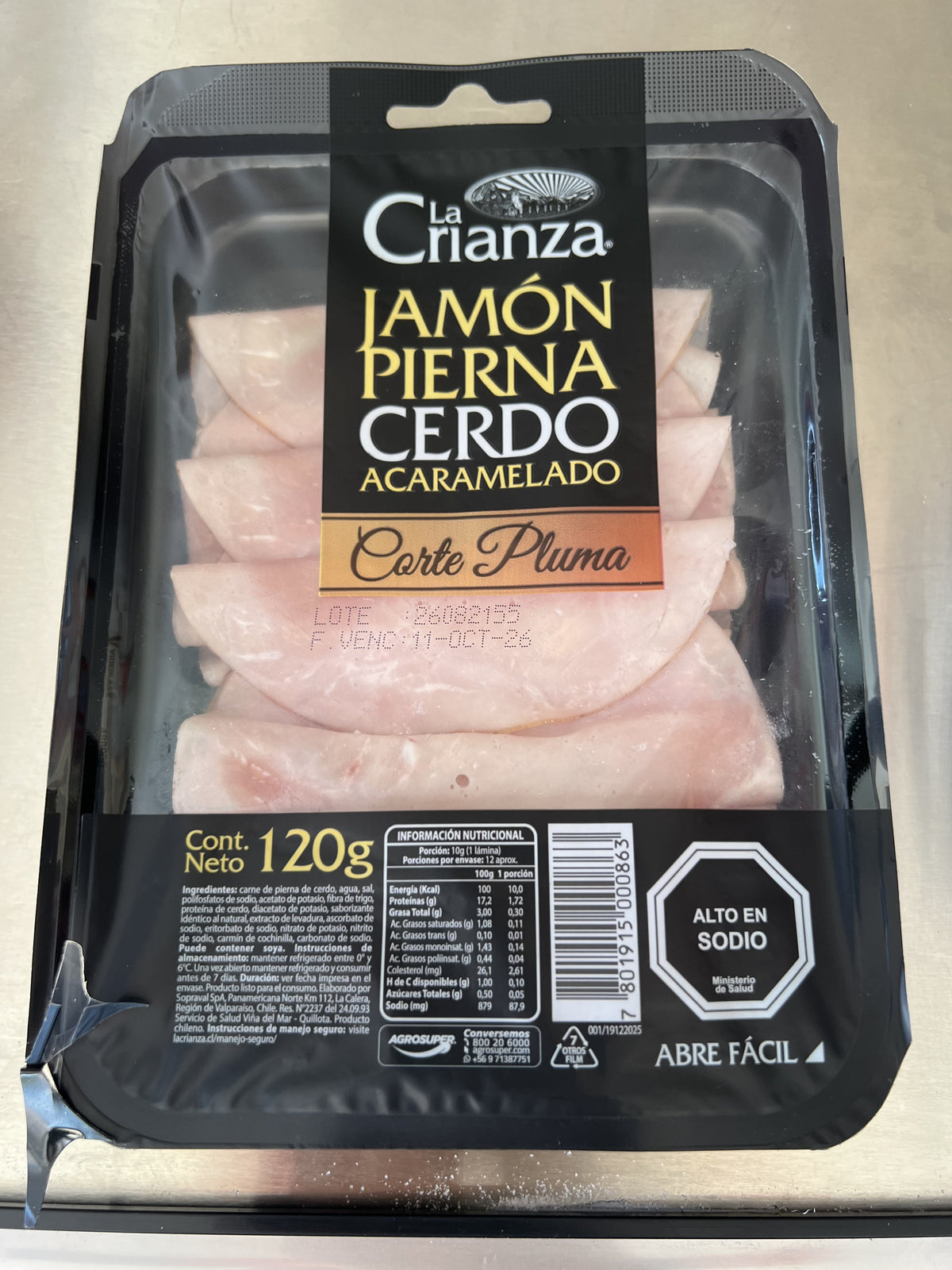 Jamon acaramelado 150grs