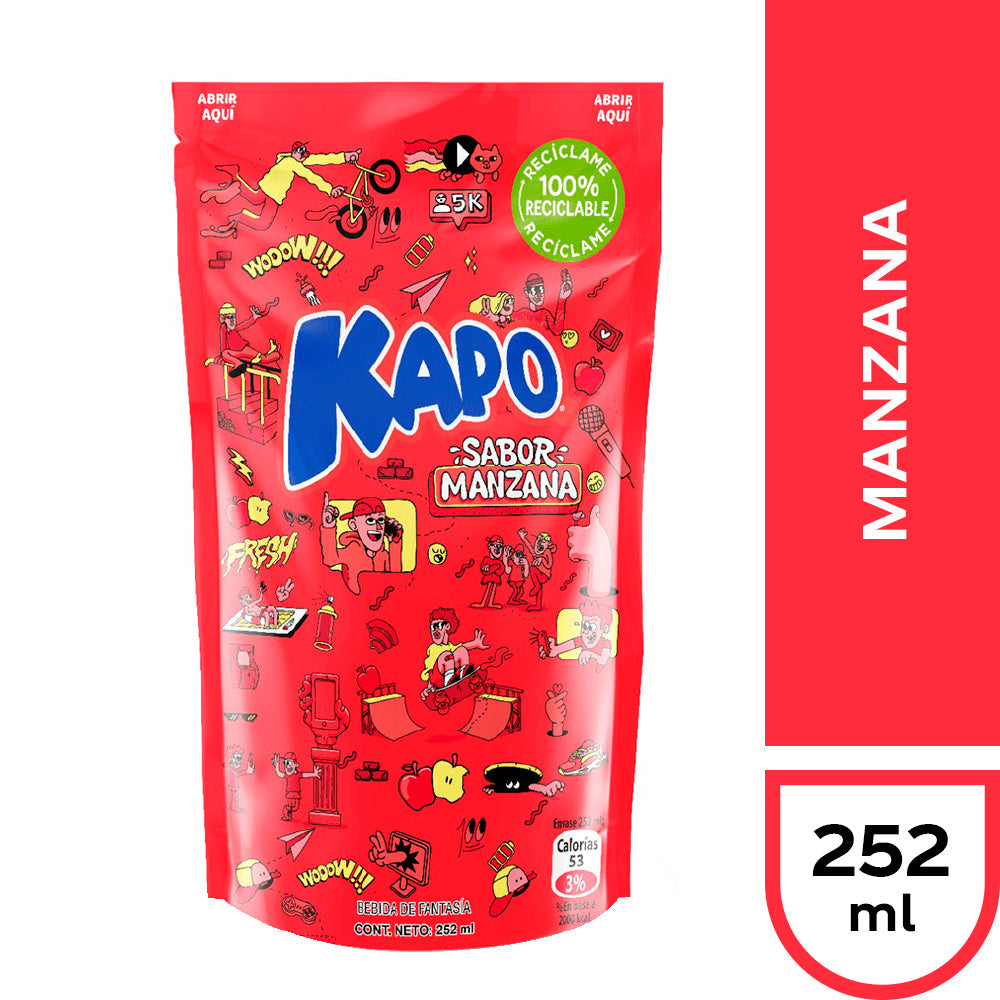 Jugo Manzana Kapo 252 ml