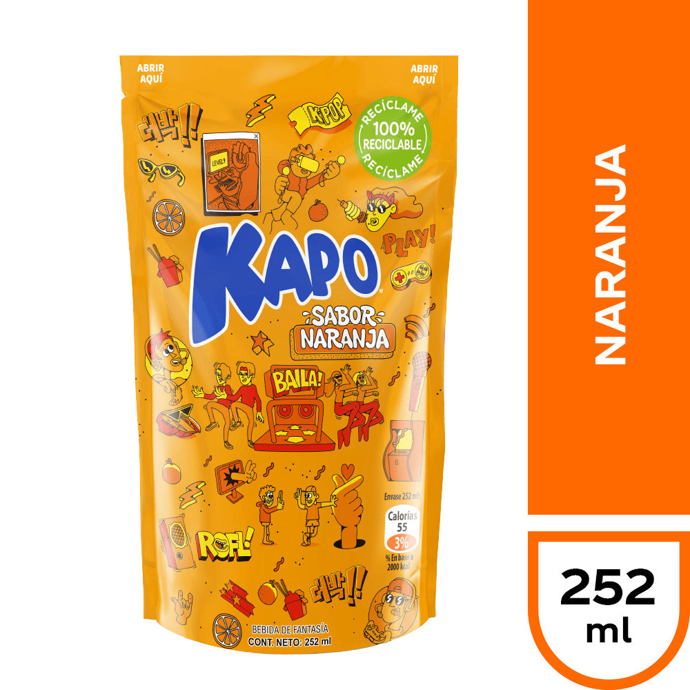 Jugo Naranja Kapo 252 ml