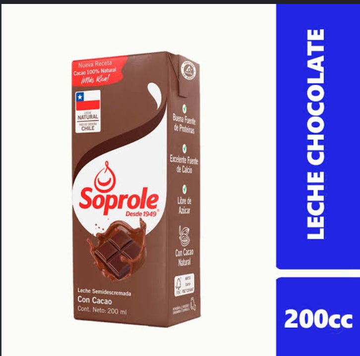 Leche chocolate soprole
