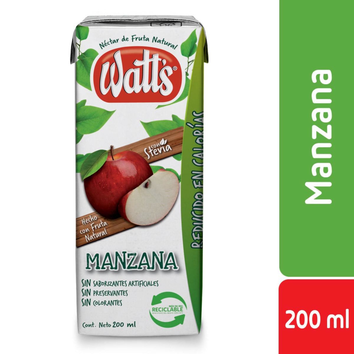 Jugo Watts Manzana caja 200 ml