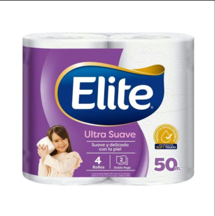 PAPEL HIGIENICO 4UN 50MT ELITE MANGAx8