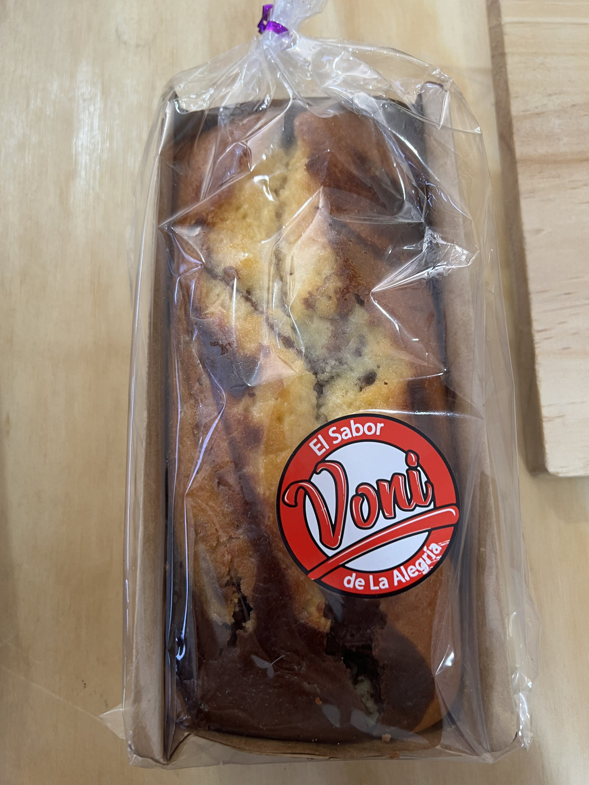Queque Voni chips chocolate