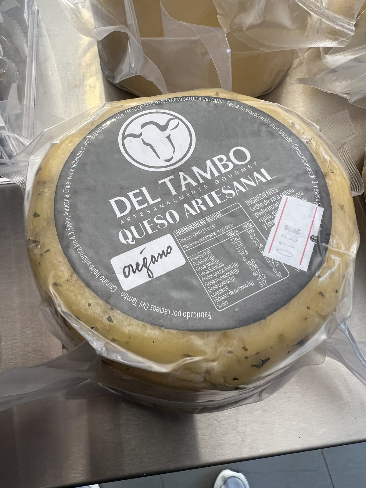 Queso del Tambo Oregano 500 grs