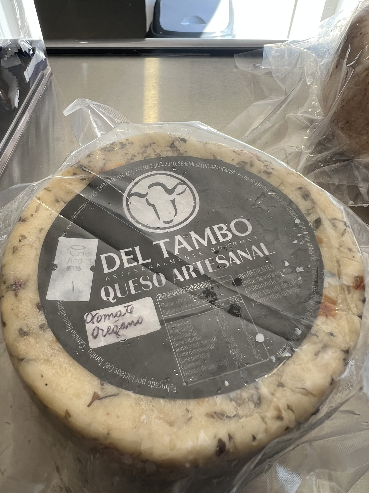 Queso del Tambo Oregano Tomate500grs