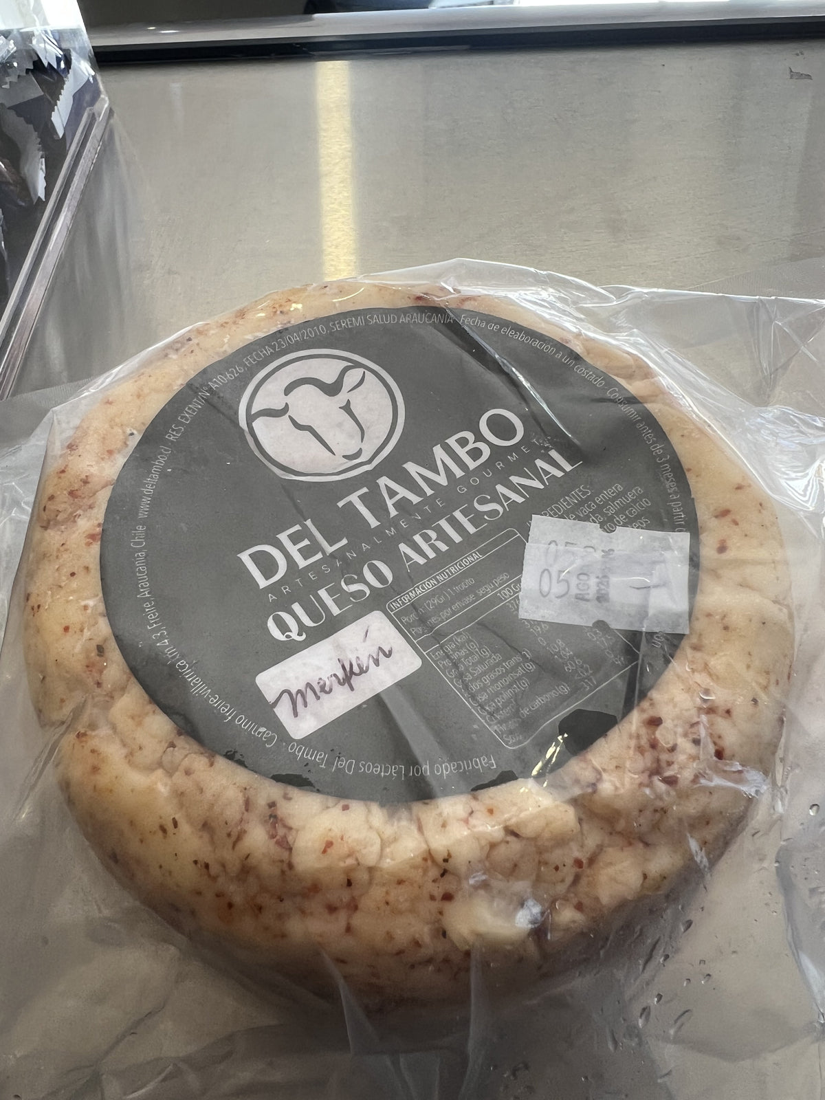 Queso del Tambo Pimienta 500grs