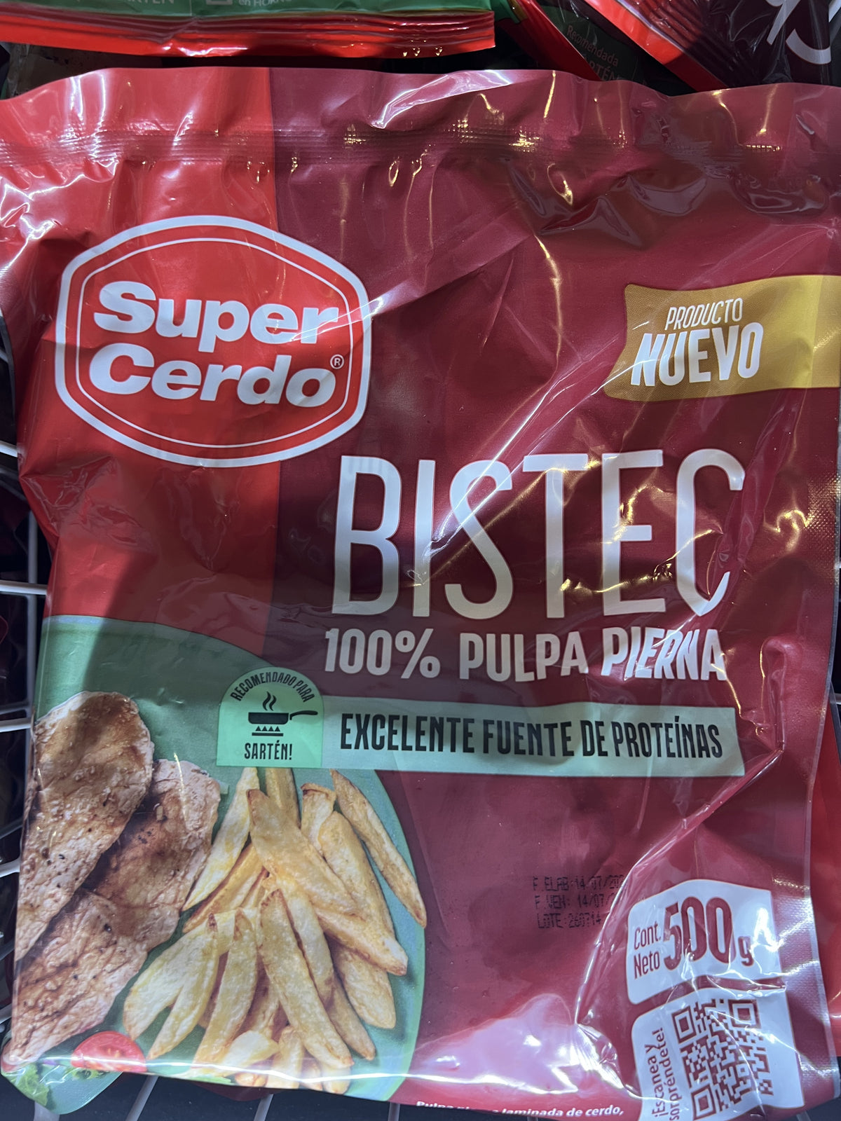 Bistec pierna de cerdo 500grs
