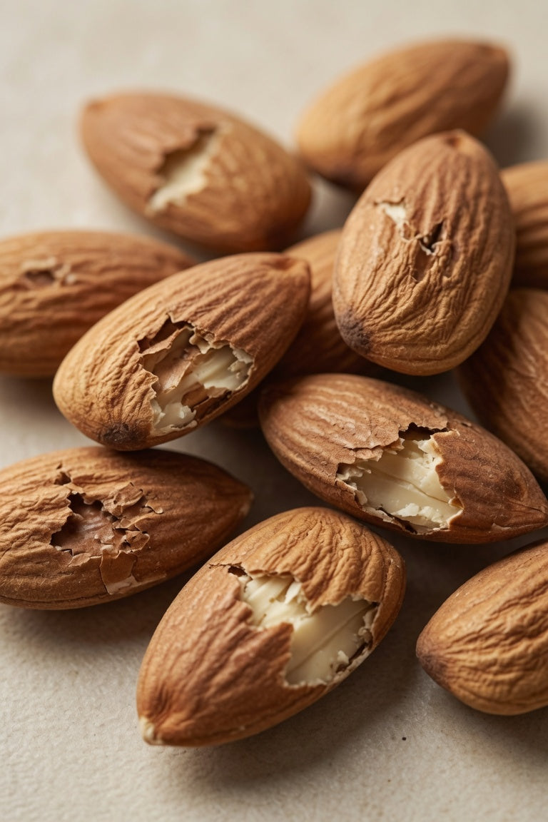 Almendras con daño mecanico