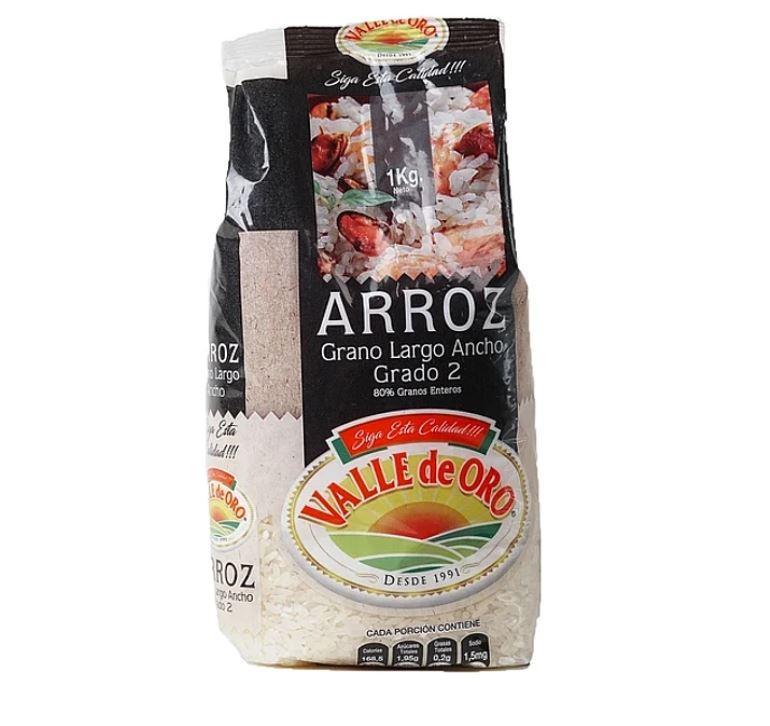 ARROZ GRADO 2 VALLE DE ORO 10 X 1