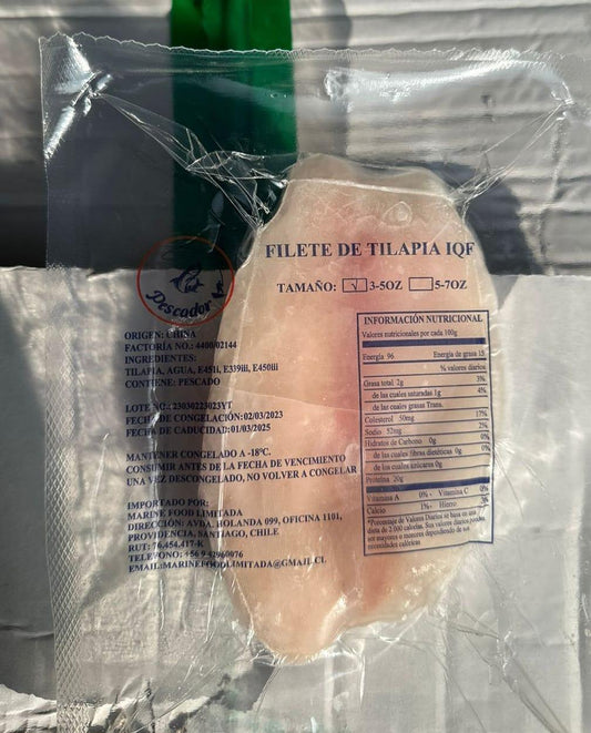 FILETE IVP 3-5 ONZ, CONGELADO IVP PESCADOR