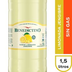 Agua Benedictino Limonada Jengibre 1.5 L