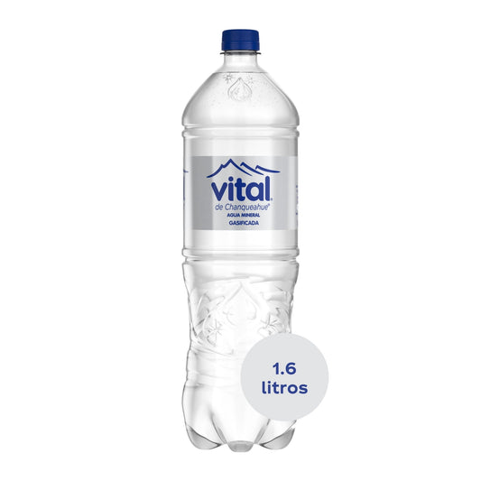 Agua mineral Vital con gas 1.6 L
