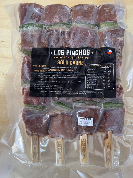 Anticucho carne Los Pinchos