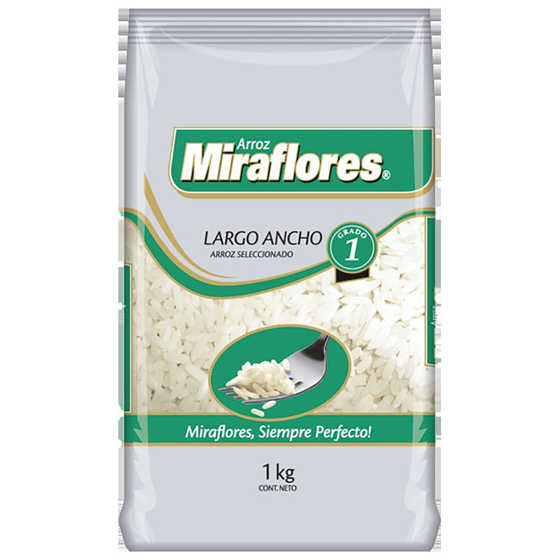 Arroz G1 Laminado Miraflores 1 kg