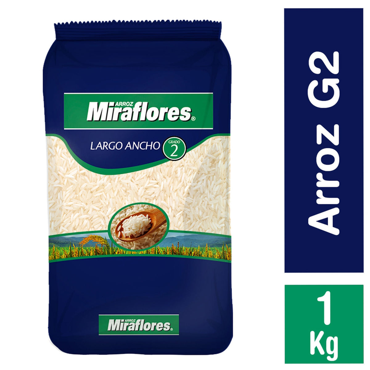 Arroz G2 Miraflores 1 kg
