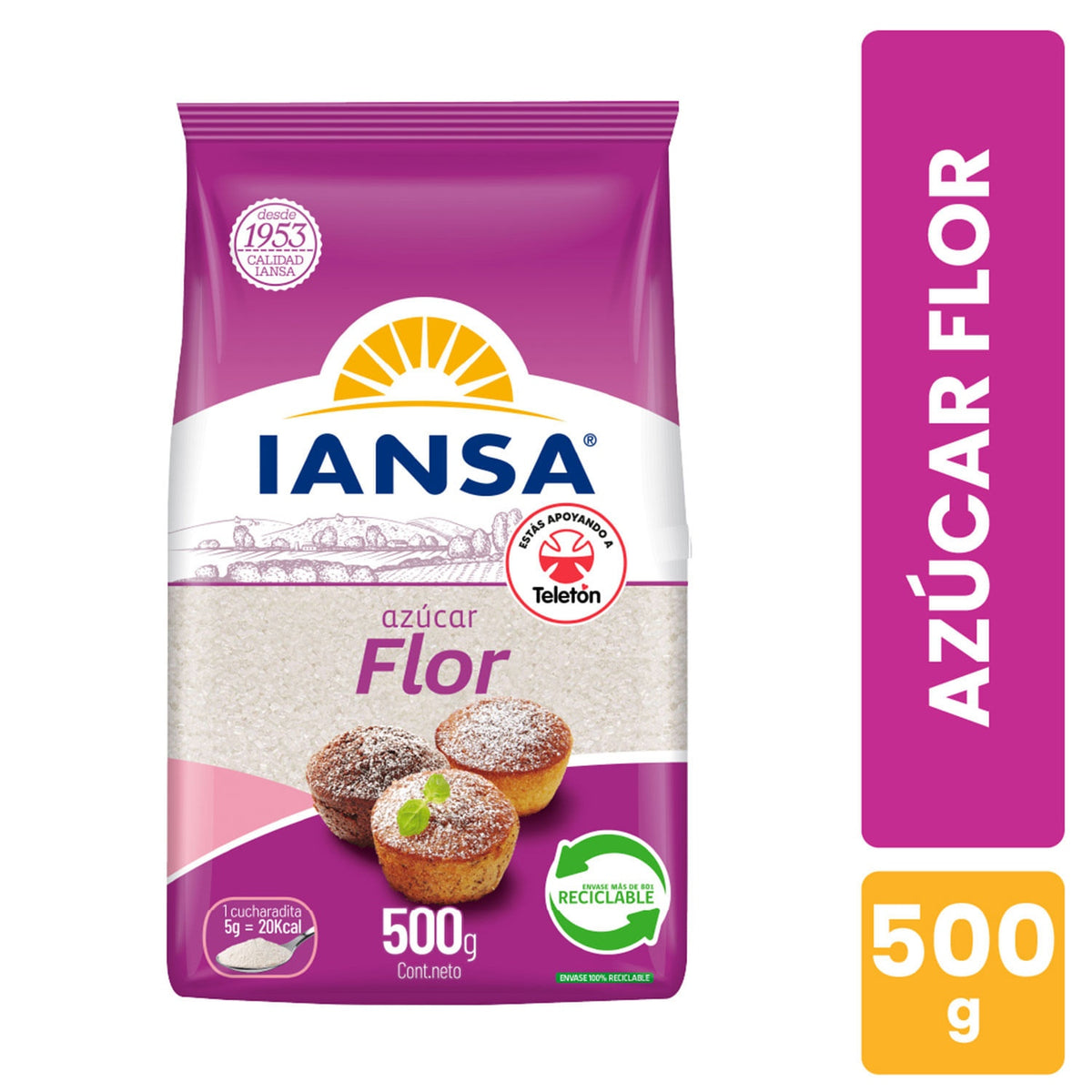 Azucar flor Iansa 500G