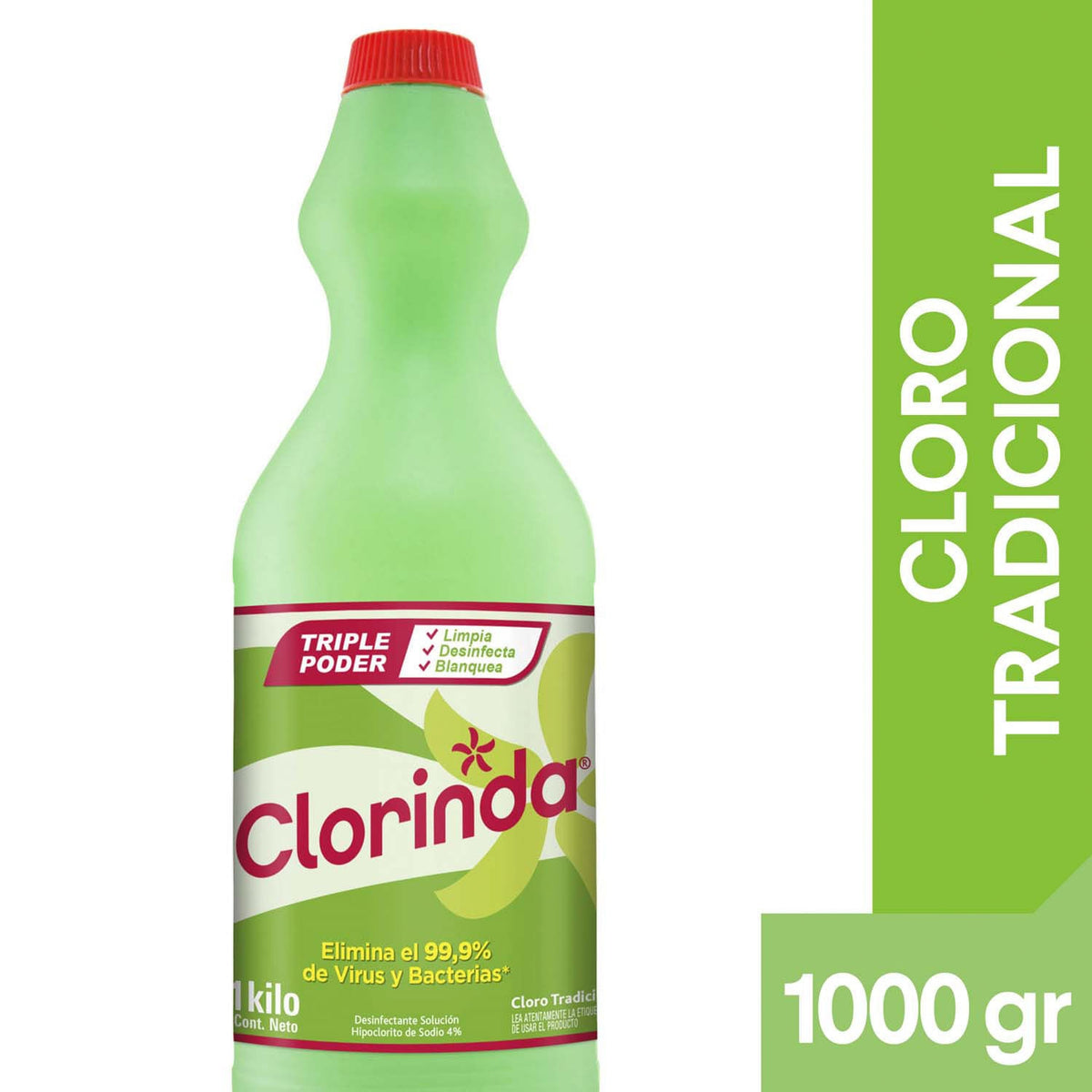 CLORO TRADICIONAL 1KG CLORINDA
