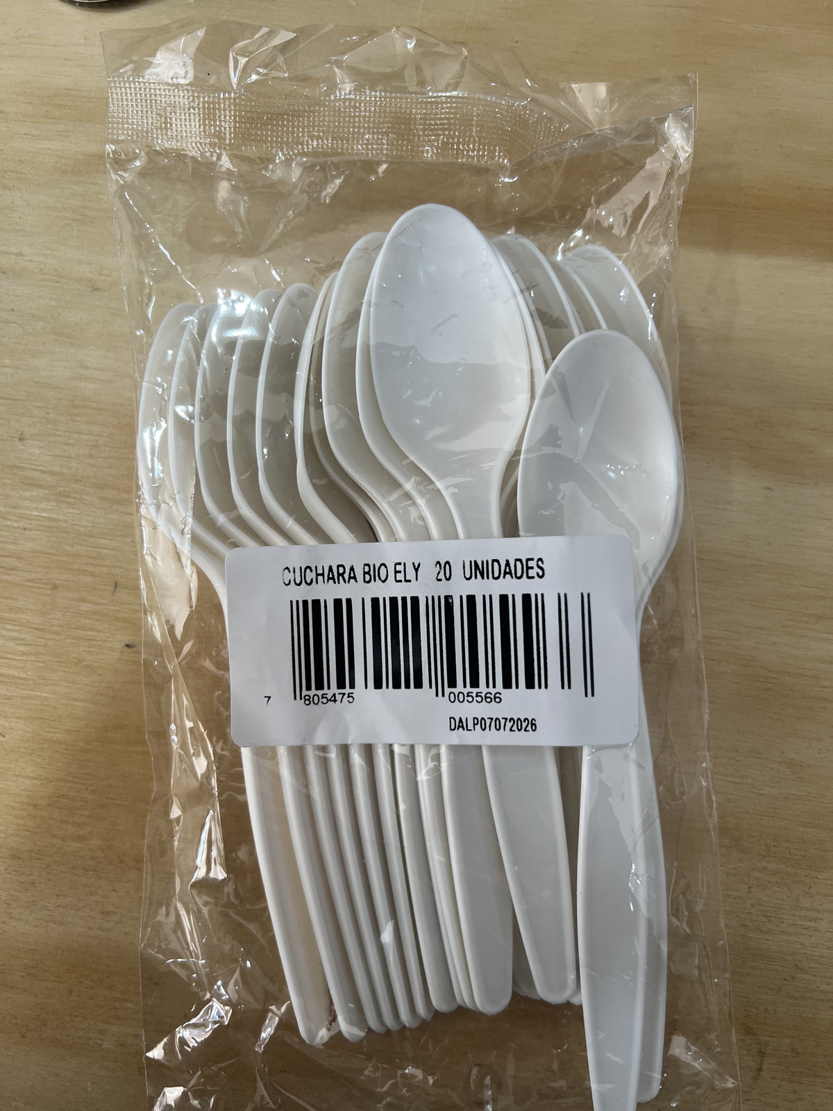 CUCHARA BIODEGRADABLE 20UN BIOELY