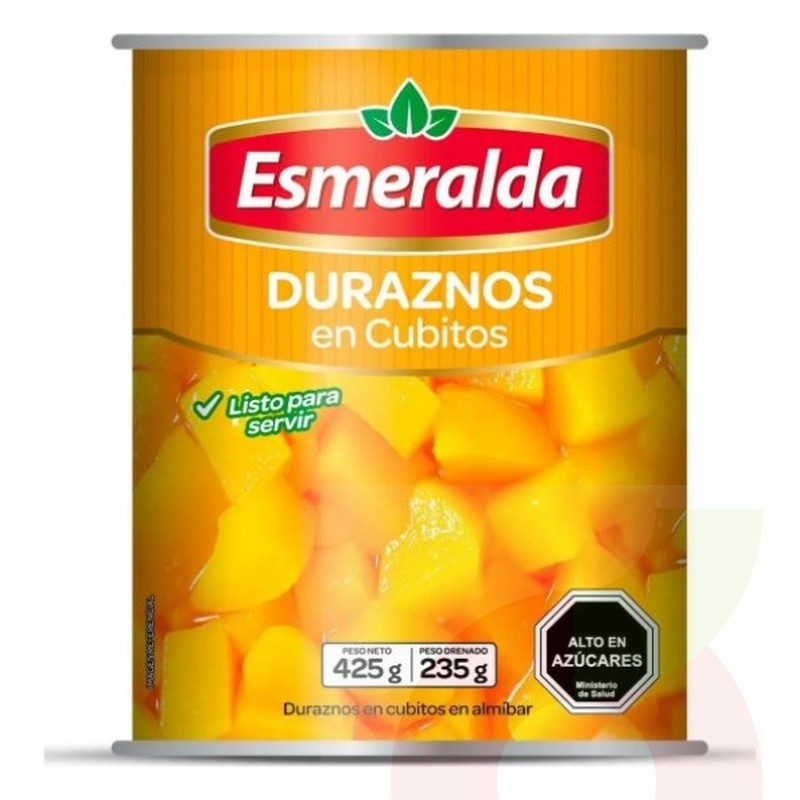 Duraznos en Cubitos 425g
