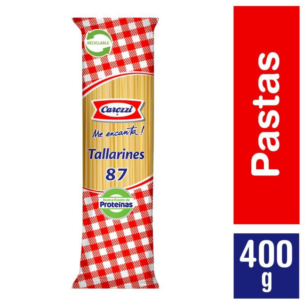 Fideo tallarin N87 Carozzi