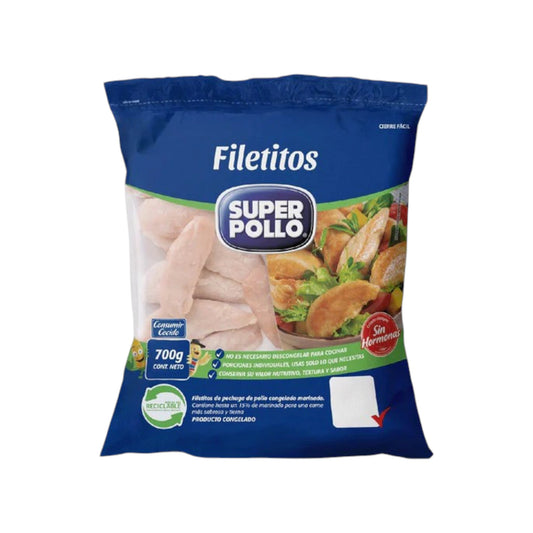 Filetitos de Pechuga de Pollo Super Pollo 700 g