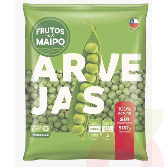 Frutos del maipo Arvejas congeladas 500grs