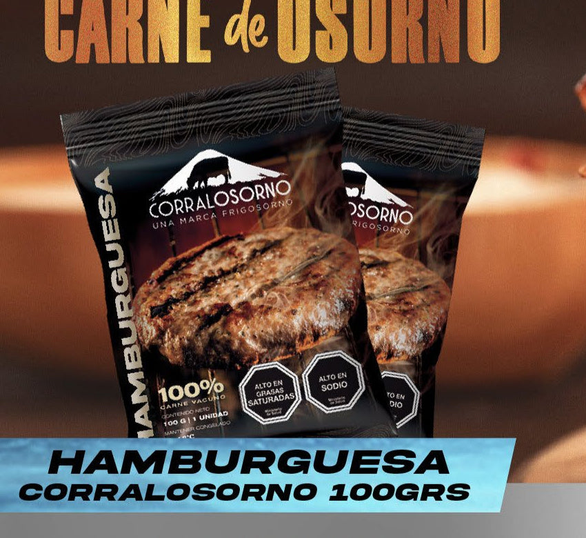 Hamburguesas Corral Osorno 100grs