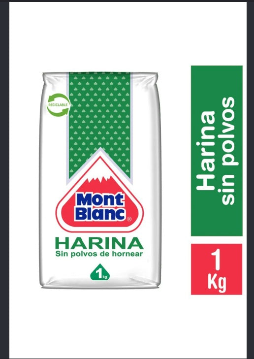 Harina sin polvo Mont Blanc 1Kg