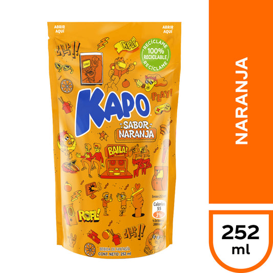 Jugo Kapo Sabor Naranja 252 ml