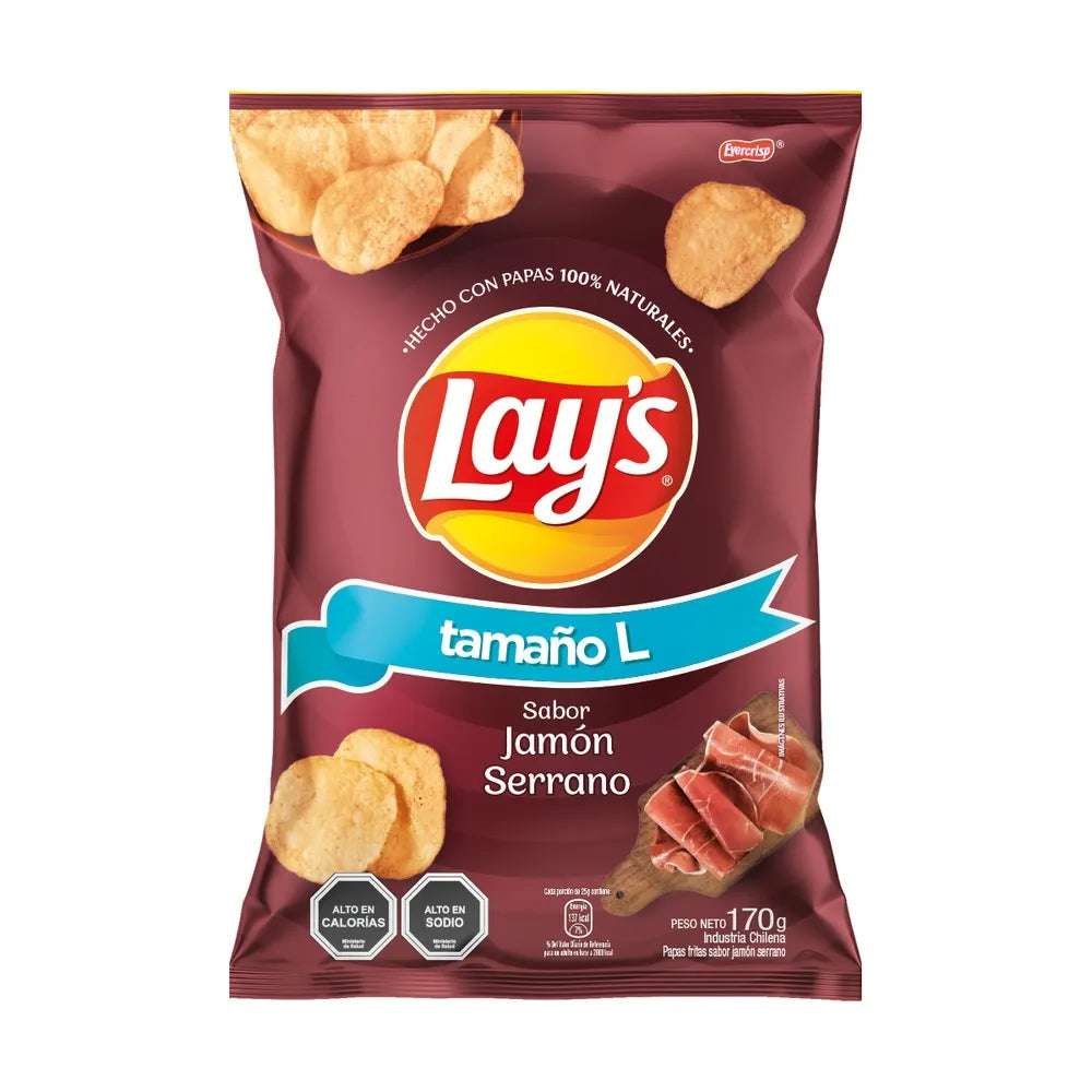 Lays jamon serrano 170 grs