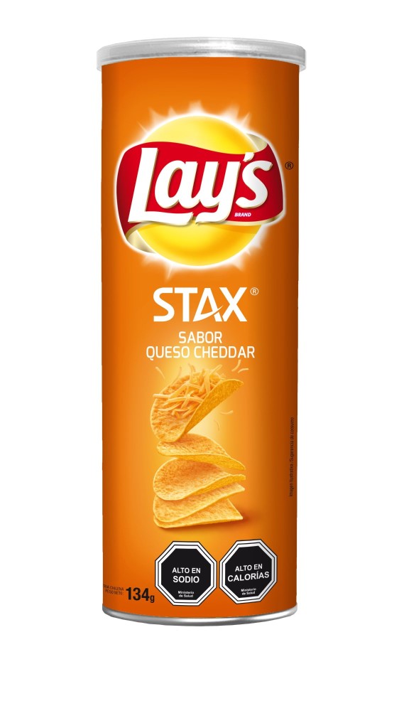 Lays stax queso 134 grs