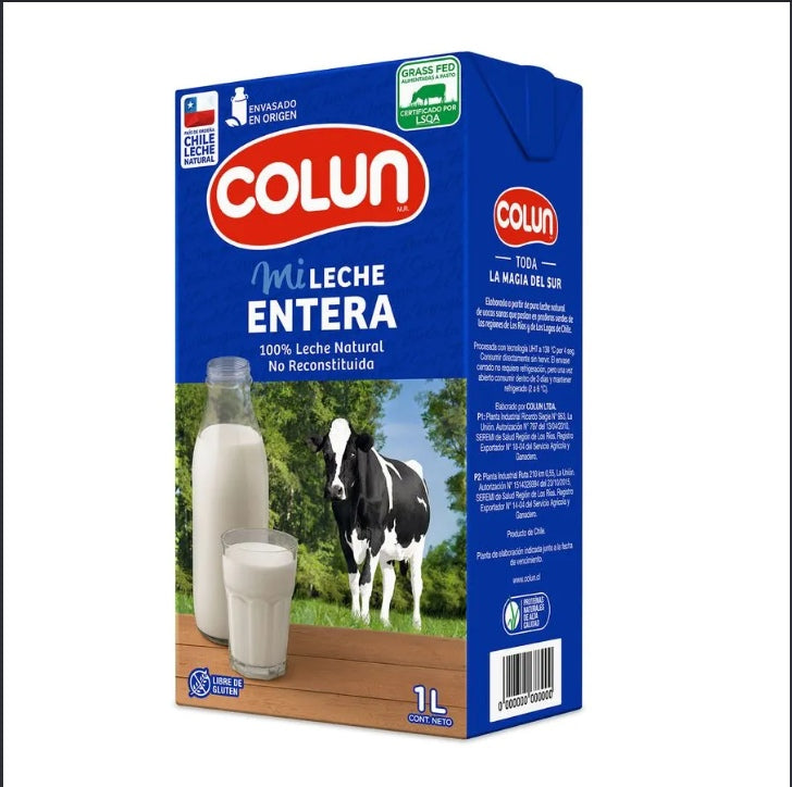 Leche entera Colun