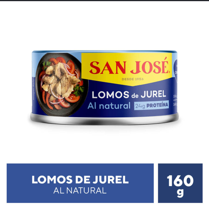Lomos de Jurel San Jose al natural 160G