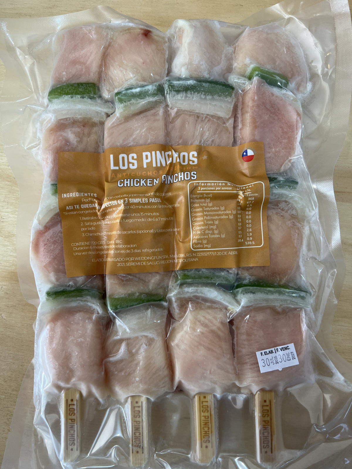 Anticucho pollo