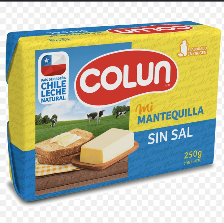 Mantequilla colun sin sal