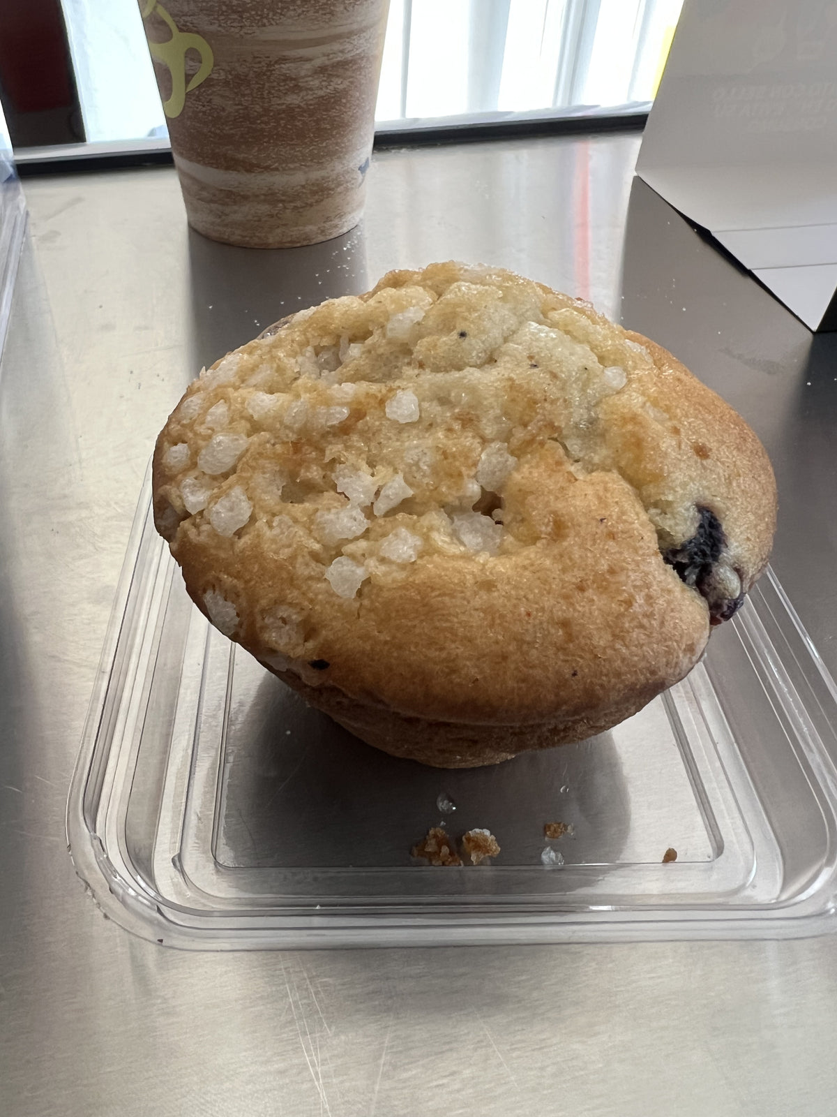 Muffin cheese cake arandano