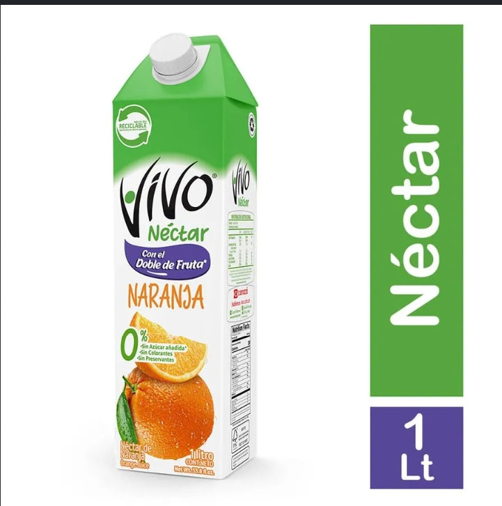 Nectar vivo Naranja 1 L
