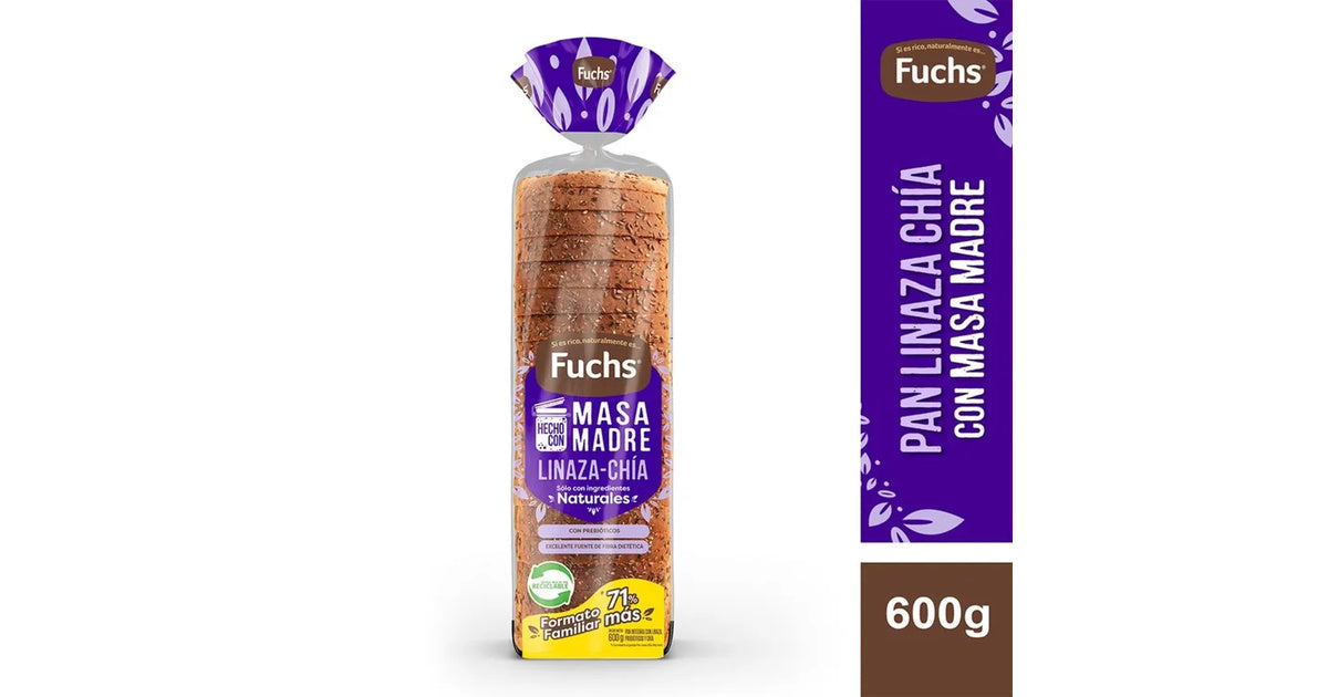 Pan de molde linaza y chia