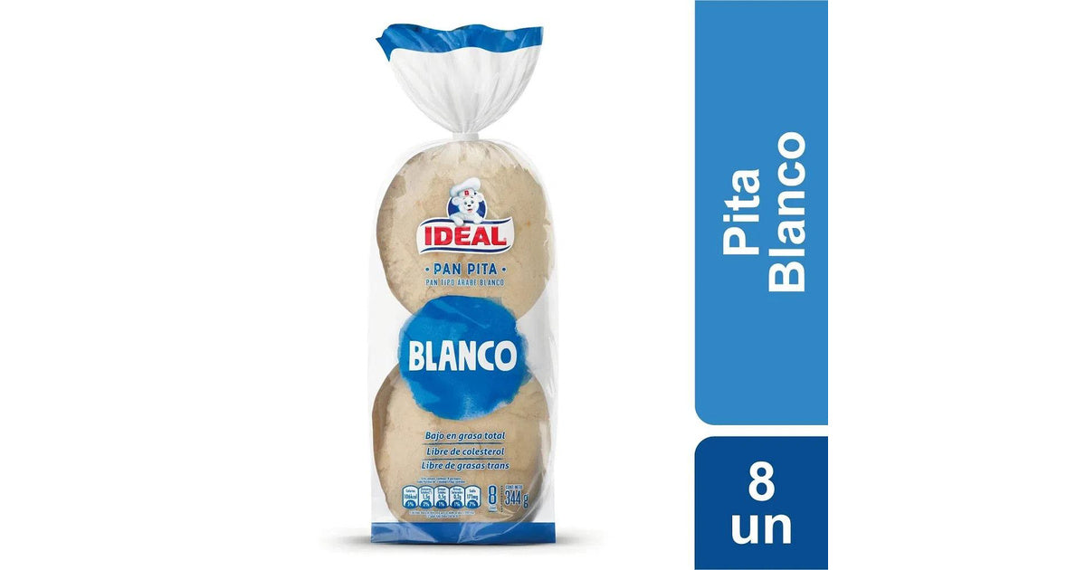 Pan pita blanco 344grs