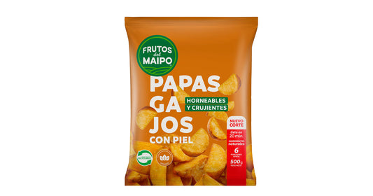 Papas gajos con piel Frutos del Maipo 500 g